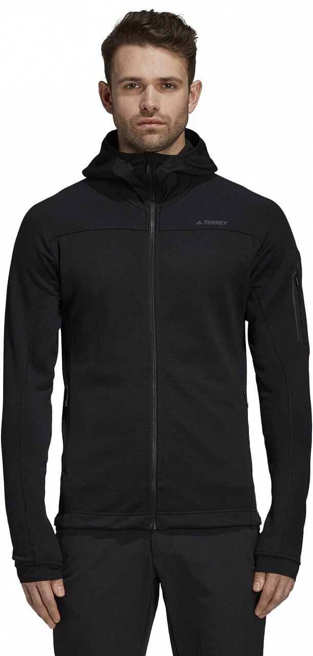 Pánská sportovní bunda adidas Stockhorn Hooded Fleece Jacket
