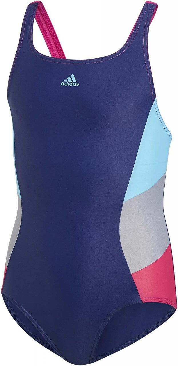 Dívčí plavky adidas Fitness Training Suit Colorblock Support