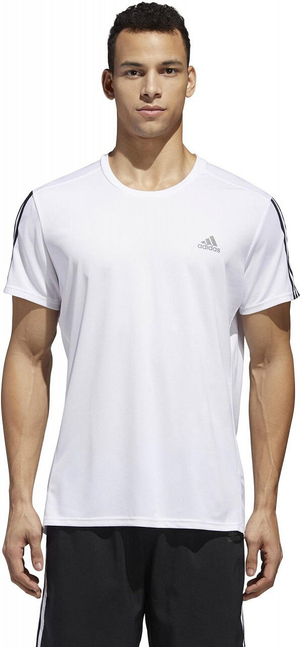 Pánske bežecké tričko adidas Run 3S Tee Men