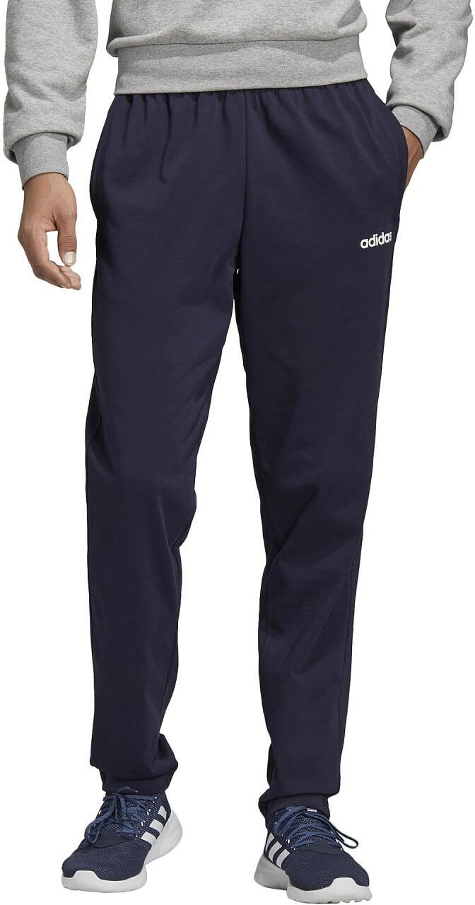 Pánské sportovní kalhoty adidas Essentials Plain Tapered Pant Single Jersey