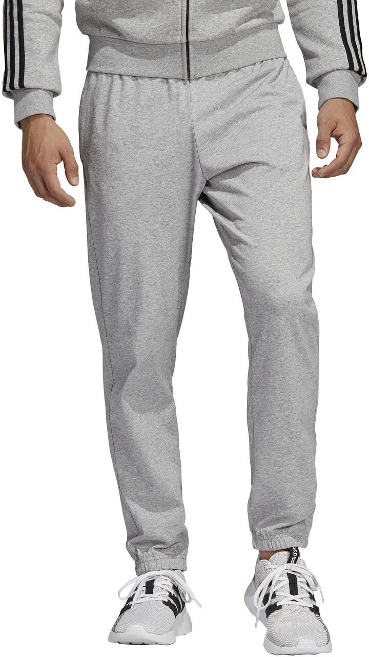 Pánské sportovní kalhoty adidas Essentials Linear Tapered Pant Single Jersey