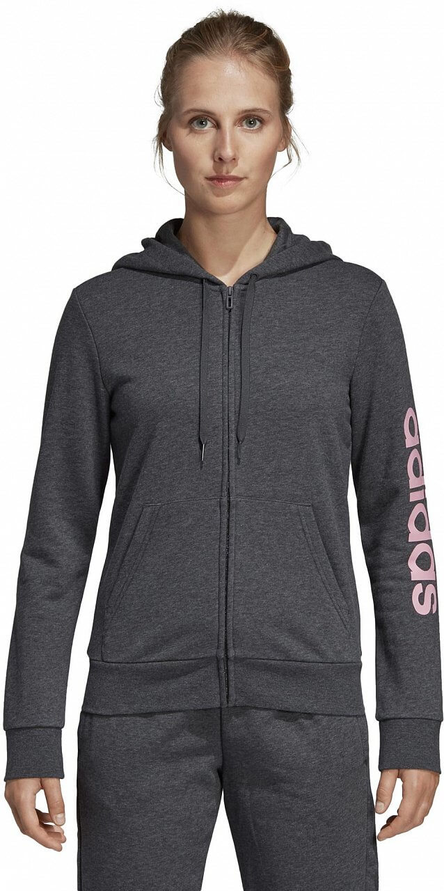 Sweatshirts adidas Essentials Linear Full Zip Hoodie