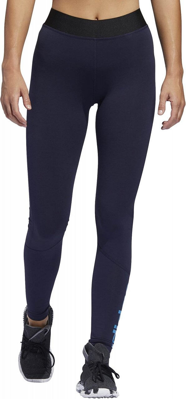 Pantaloni adidas Design2Move Cotton Hi-Rise Long Tight