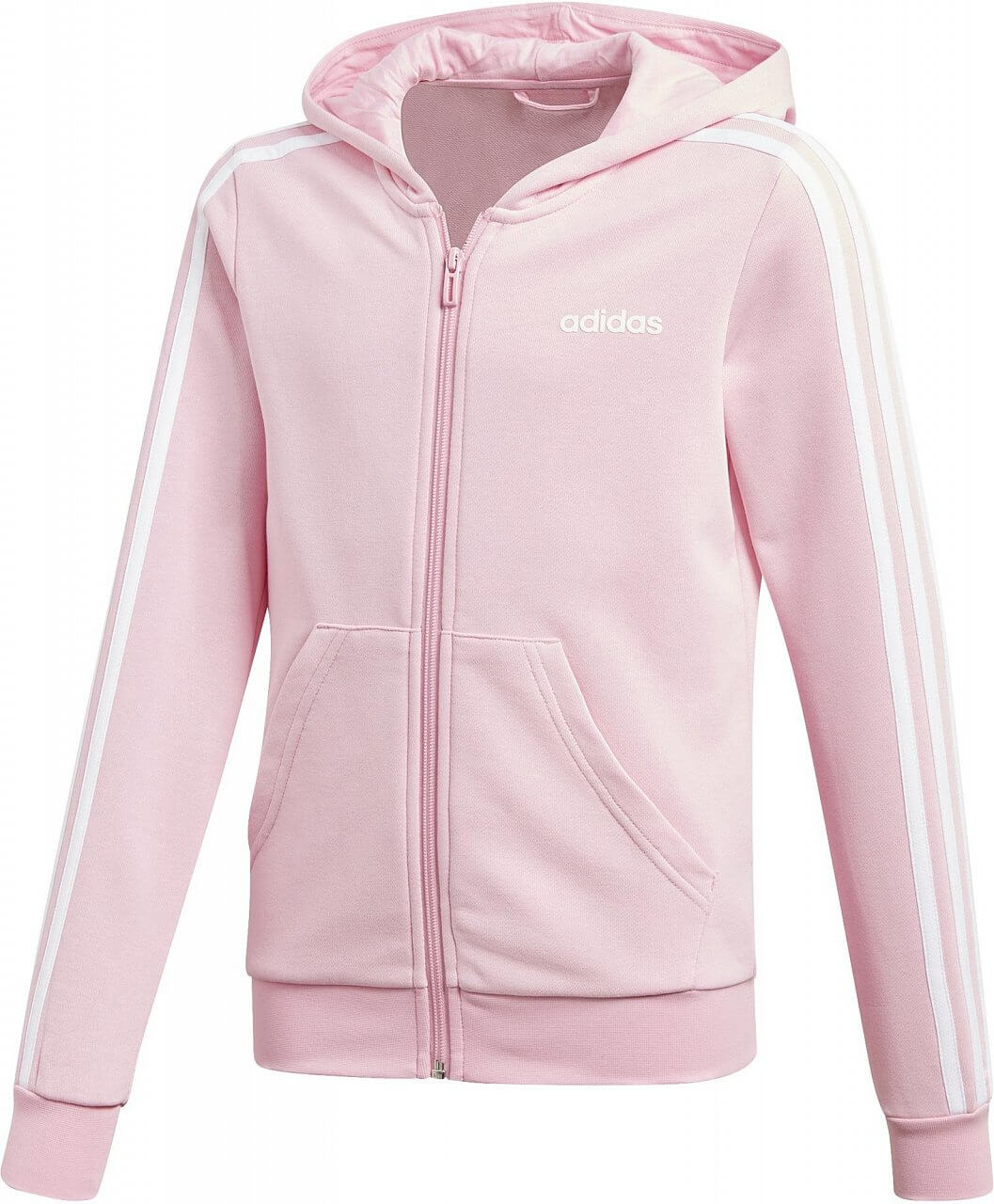 Sweatshirts adidas Youth Girls Essentials 3S Full Zip  Hoodie