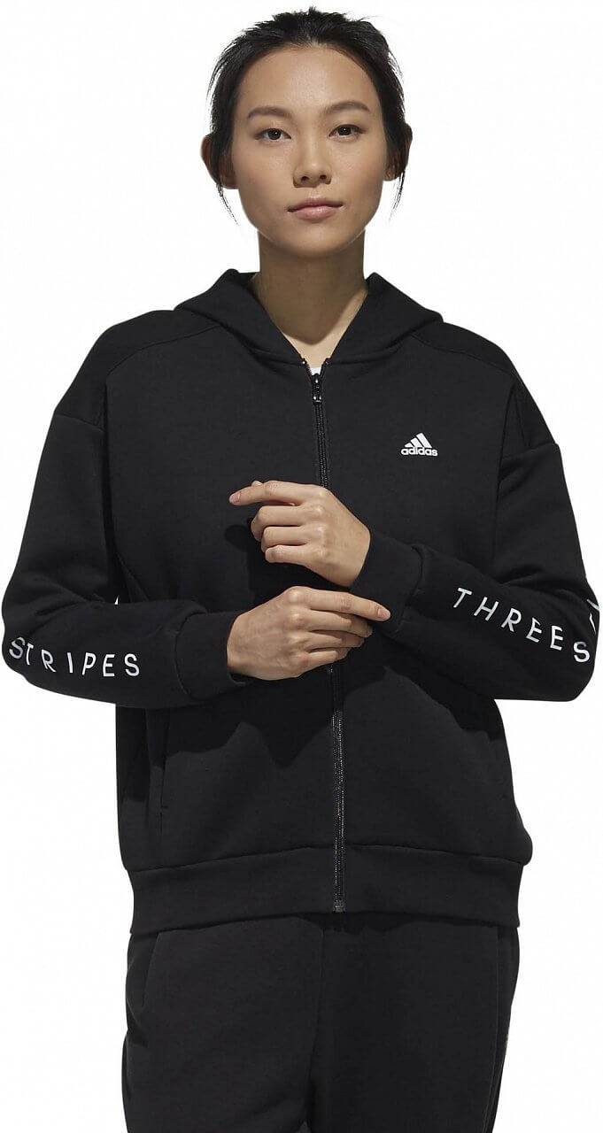 Sweatshirts adidas W Sport2Street Spacer Knit Fullzip Hoodie
