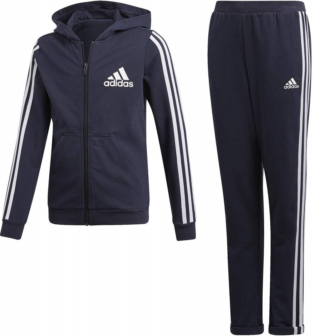 Felpe adidas Youth Girls Hooded Cotton Tracksuit
