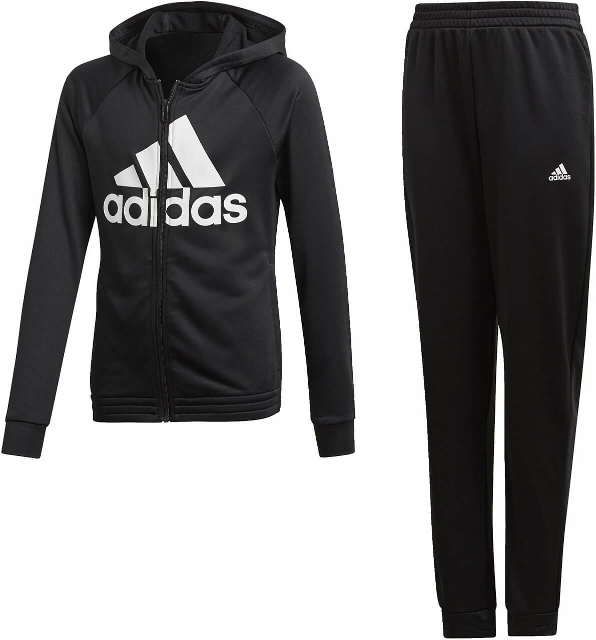 Hanorace adidas Youth Girls Hooded Polyester Tracksuit