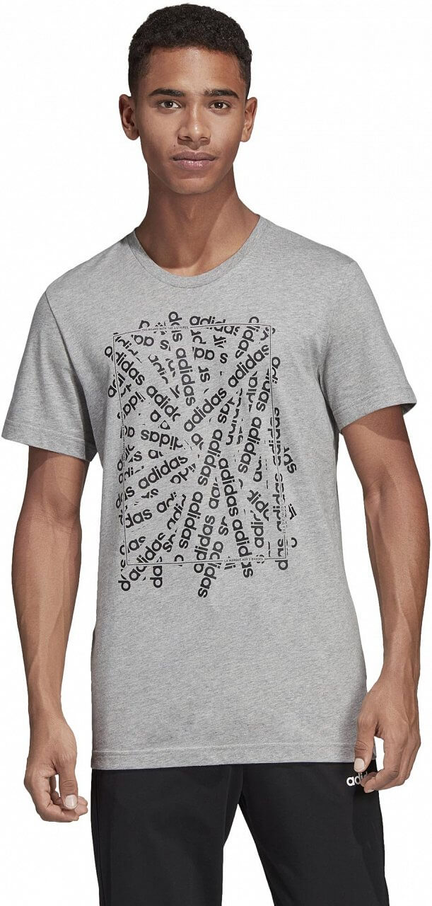 T-Shirts adidas Essentials Linear Scatter Tee