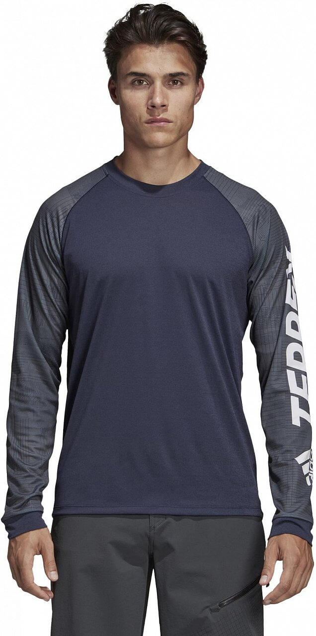 Pánske športové tričko adidas Terrex Trailcross Long Sleeve