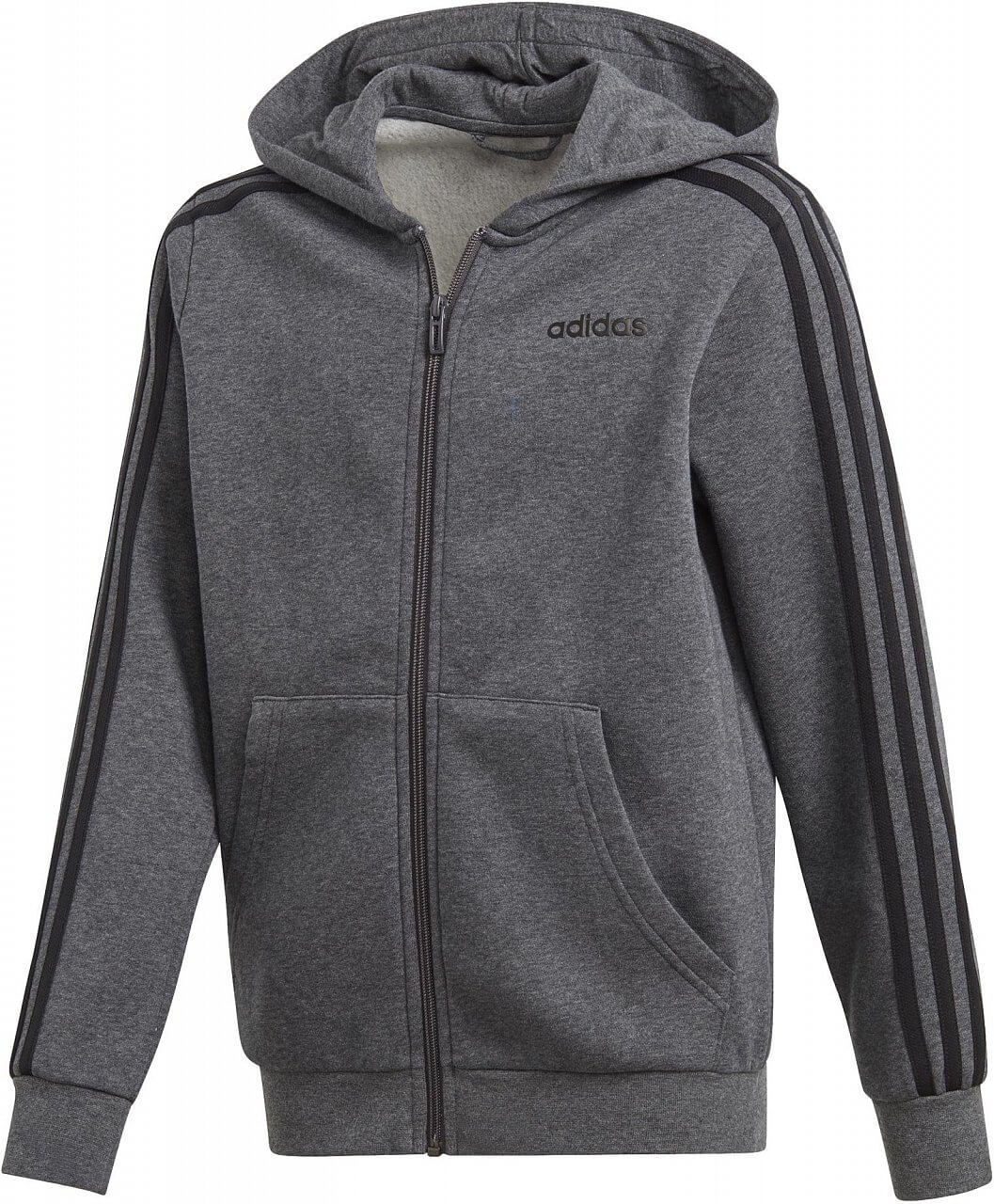 Sweatshirts adidas Youth Boys Essentials 3S Full Zip Hoodie