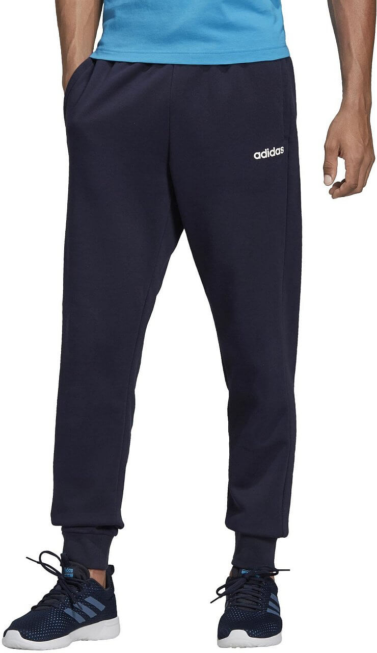 Pánské sportovní kalhoty adidas Essentials Plain Tapered Pant Fleece Cuffed