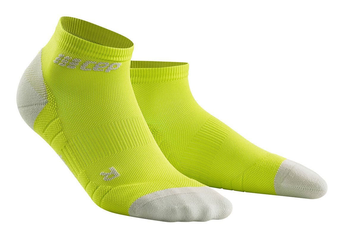 Dámske členkové ponožky CEP Kotníkové ponožky 3.0 dámské limetková / světle šedá