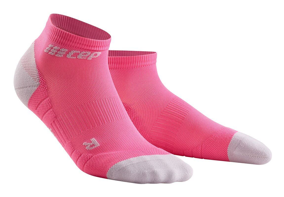 Dámské kotníkové ponožky CEP Kotníkové ponožky 3.0 dámské růžová rose / světle šedá