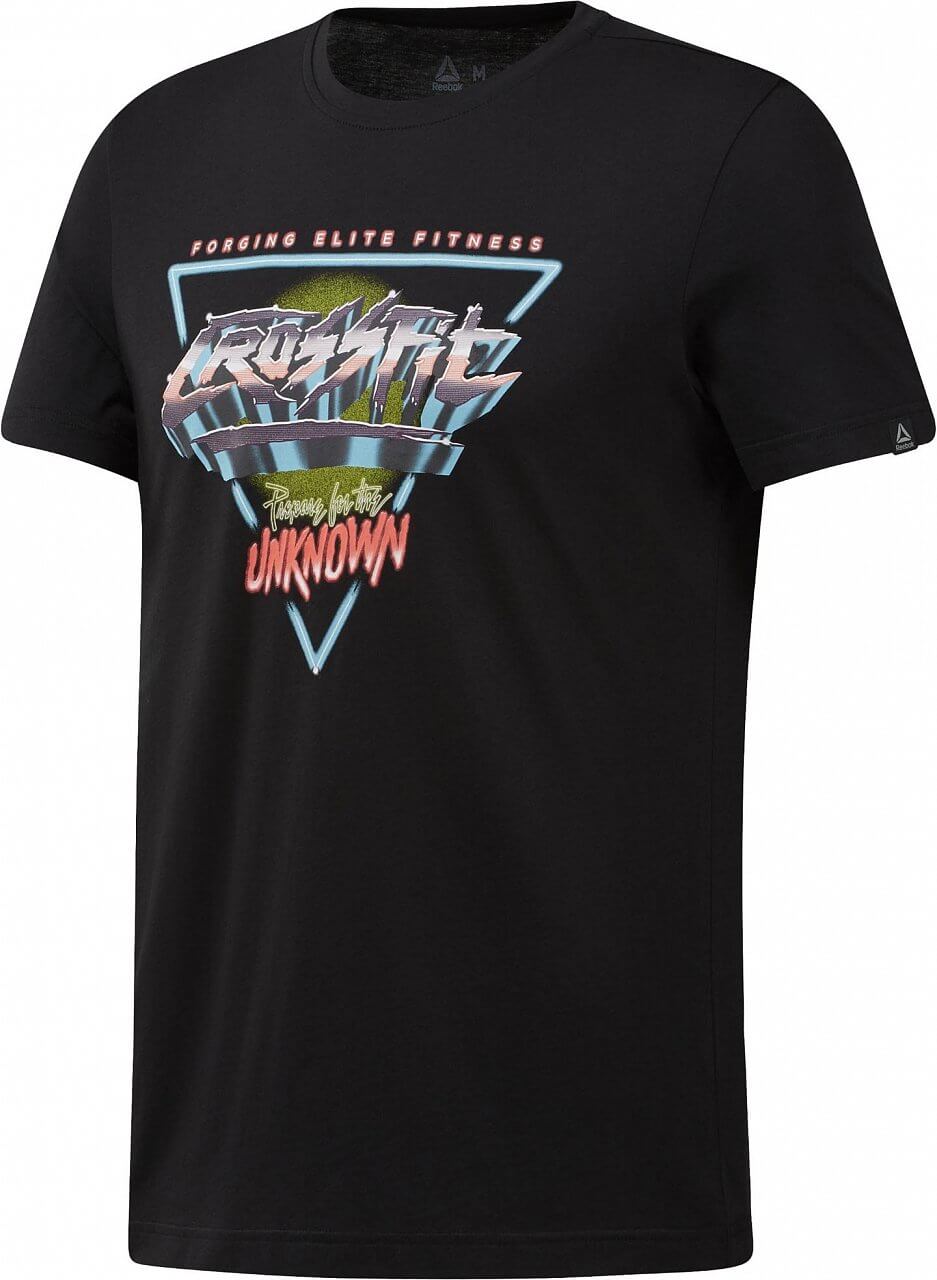 Pánske športové tričko Reebok CrossFit Neon Retro Tee