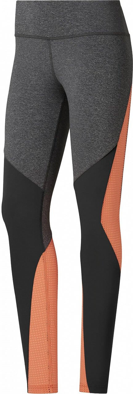 Dámské sportovní kalhoty Reebok Lux Tight - Color Block Perforated