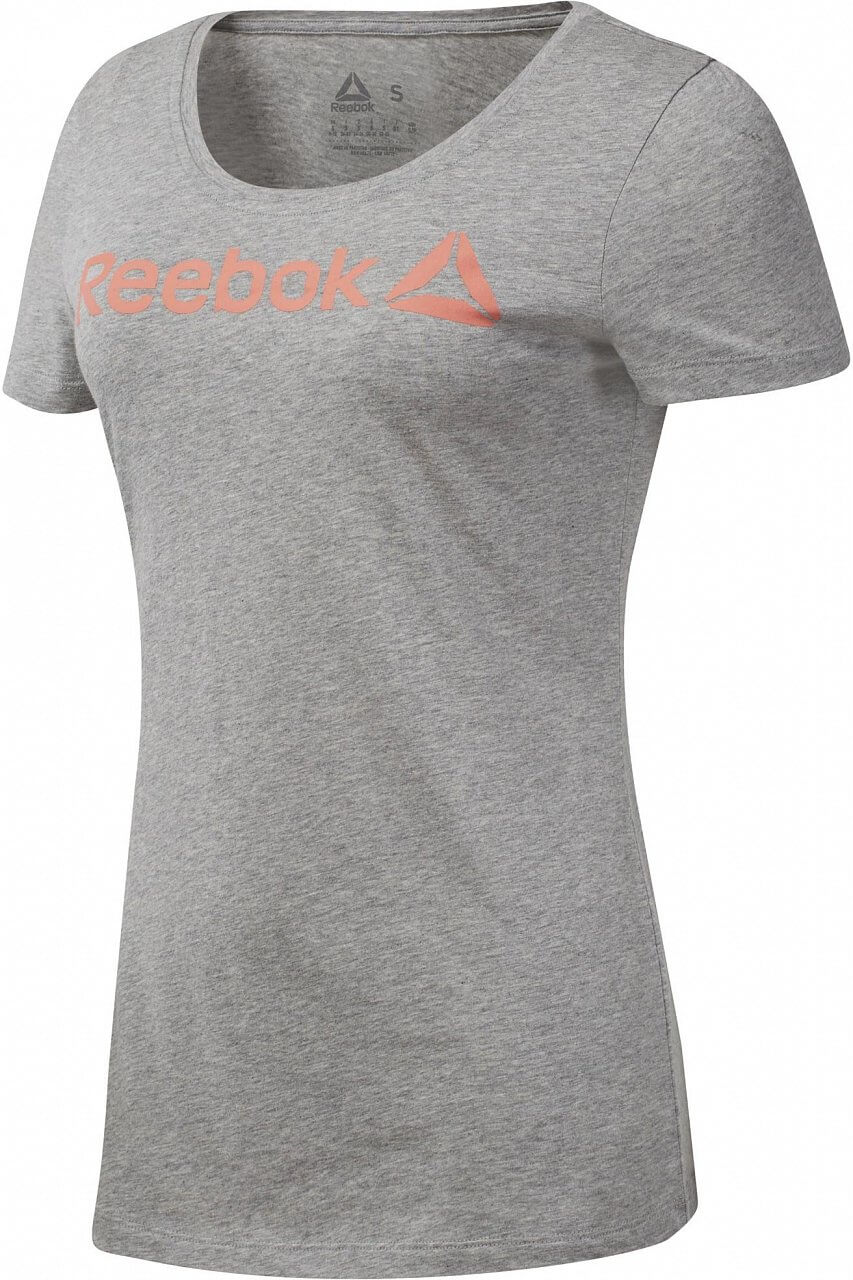 Dámske športové tričko Reebok Linear Read Scoop Neck