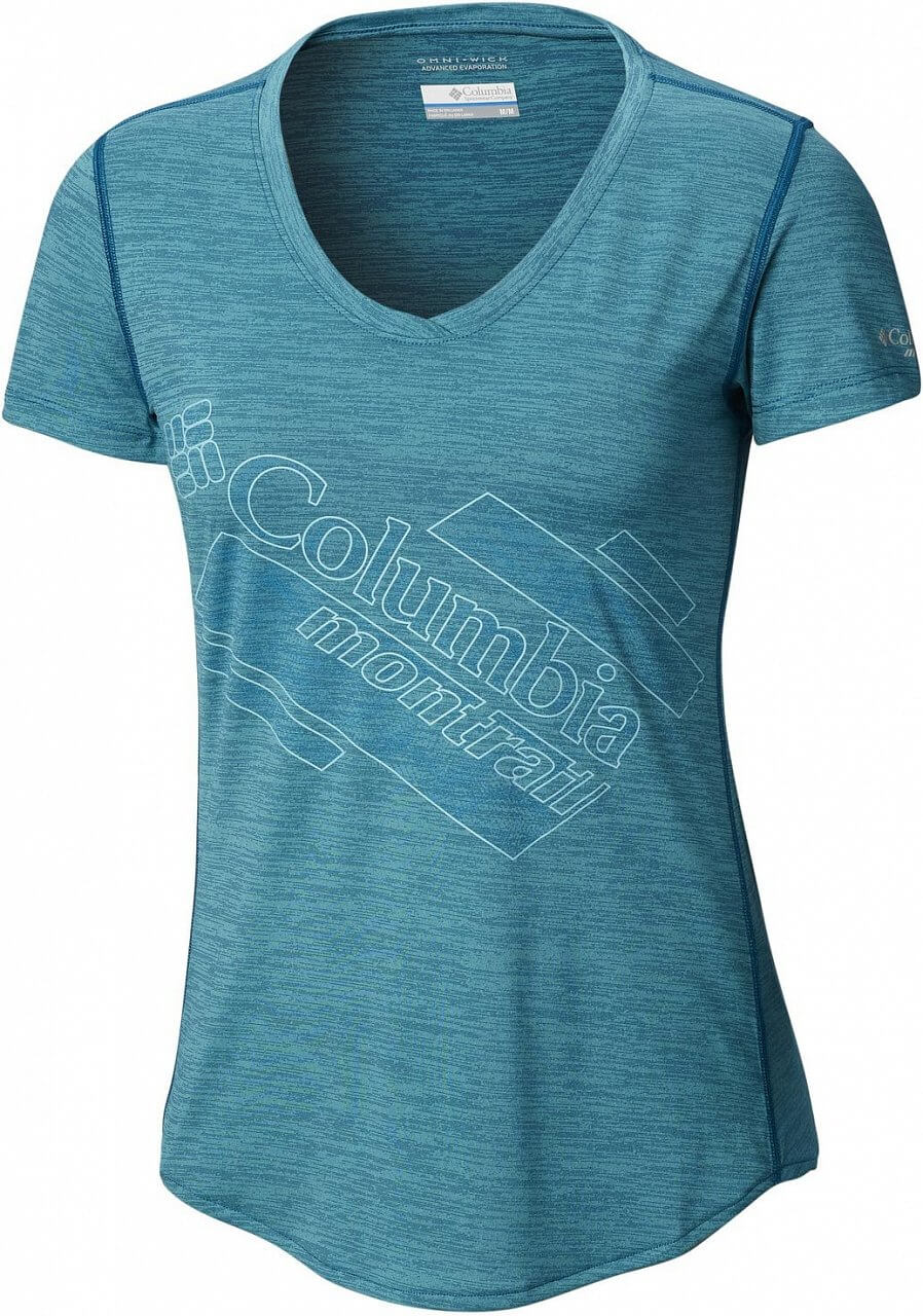 Dámské sportovní tričko Columbia Trinity Trail 2.0 Graphic Short Sleeve