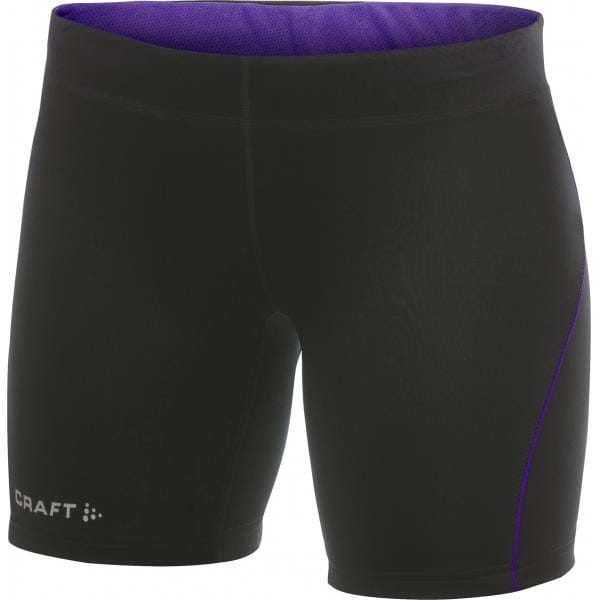 Kraťasy Craft W Kalhoty AR Fitness černá s fialovou