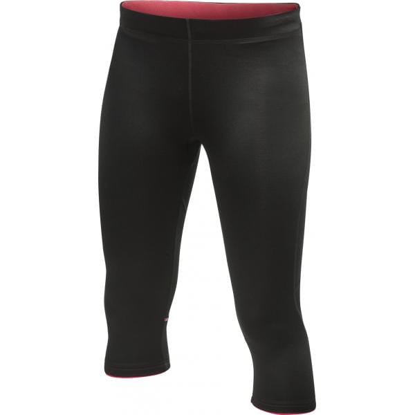 Kalhoty Craft W Kalhoty AR Capri černá s růžovou