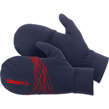 Rukavice Craft Rukavice Running HYBRID prstové rukavice s překrytím tmavě modrá