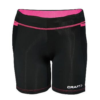 Kraťasy Craft W Kalhoty PR Hybrid Fitness černá s růžovou