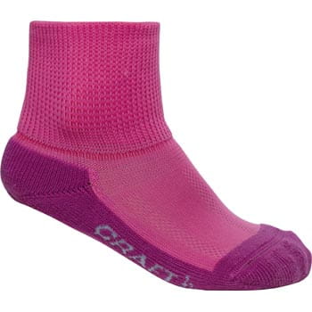 Ponožky Craft Ponožky Warm Wool Terry Junior růžová