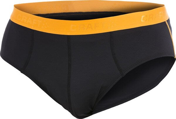 Spodní prádlo Craft Slipy Cool Briefs černá s oranžovou