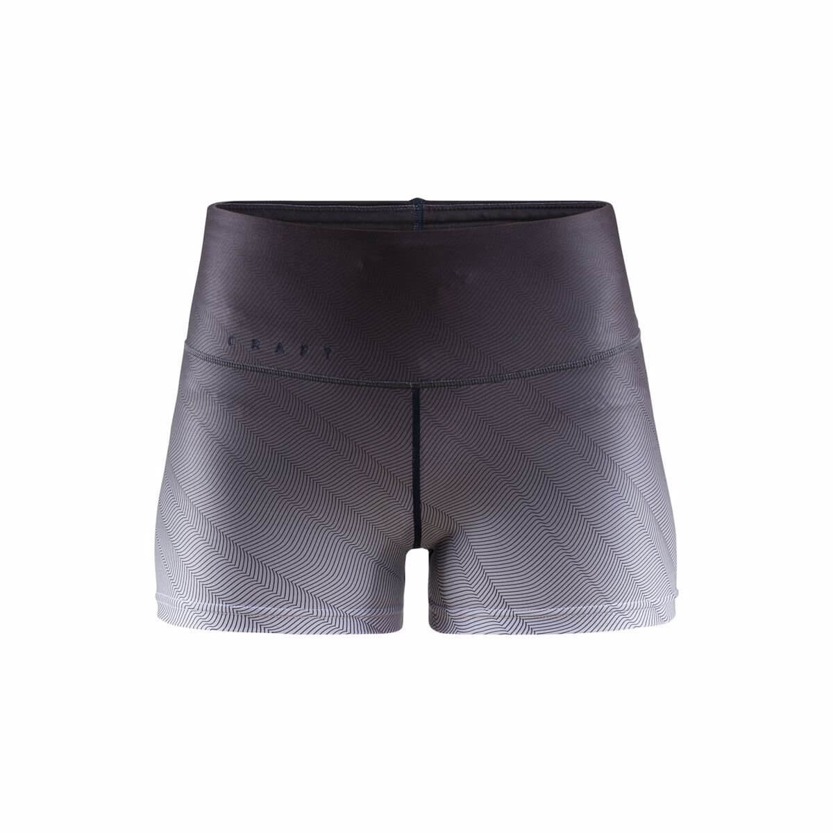 Dámské běžecké šortky Craft W Kalhoty Charge Hot černá s potiskem