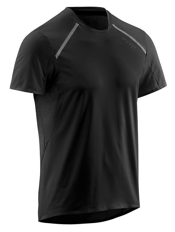 Trička CEP Běžecké tričko s krátkým rukávem pánské černá