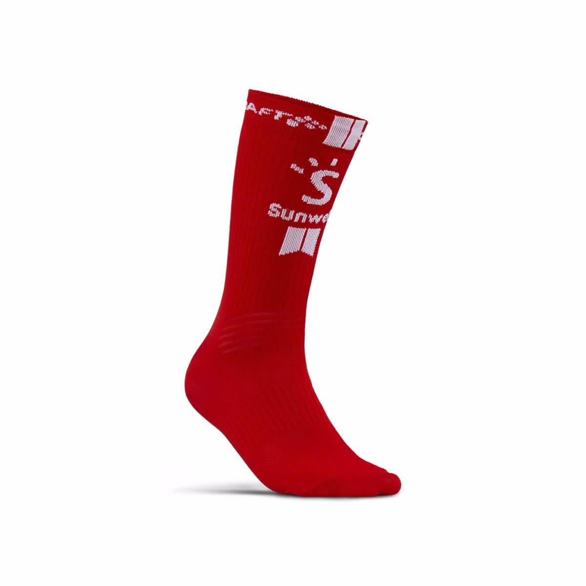 Unisex sporotvní ponožky Craft Ponožky Sunweb Bike červená