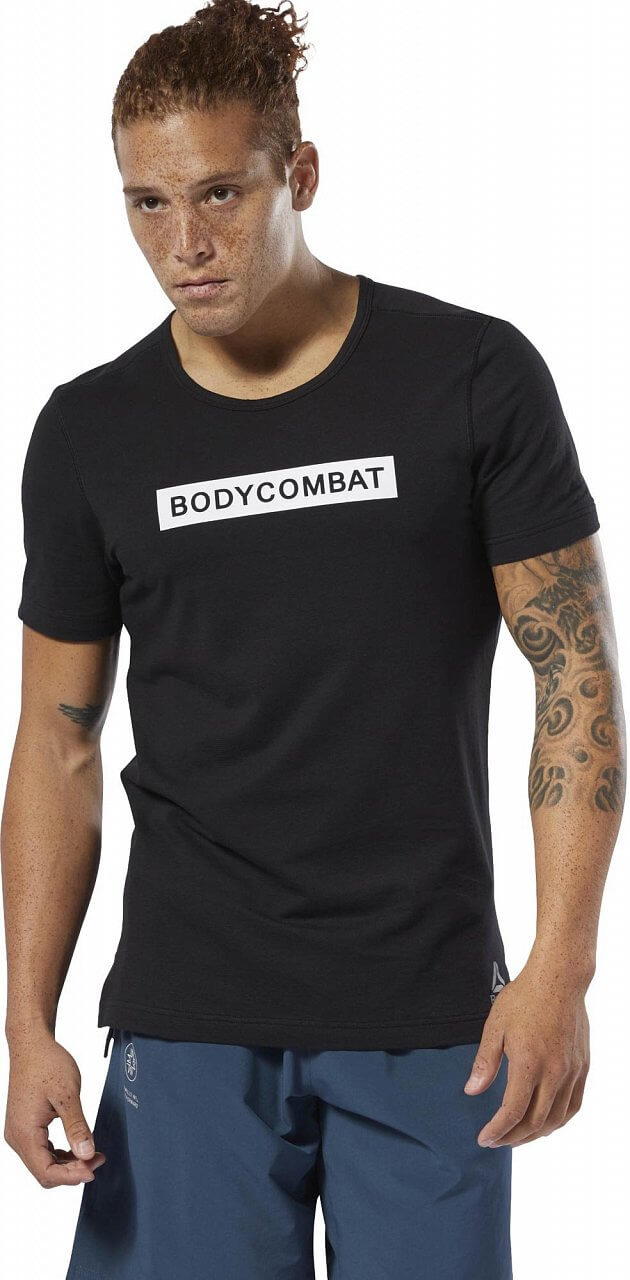 Pánské sportovní tričko Reebok Les Mills Bodycombat Performance Cotton Tee