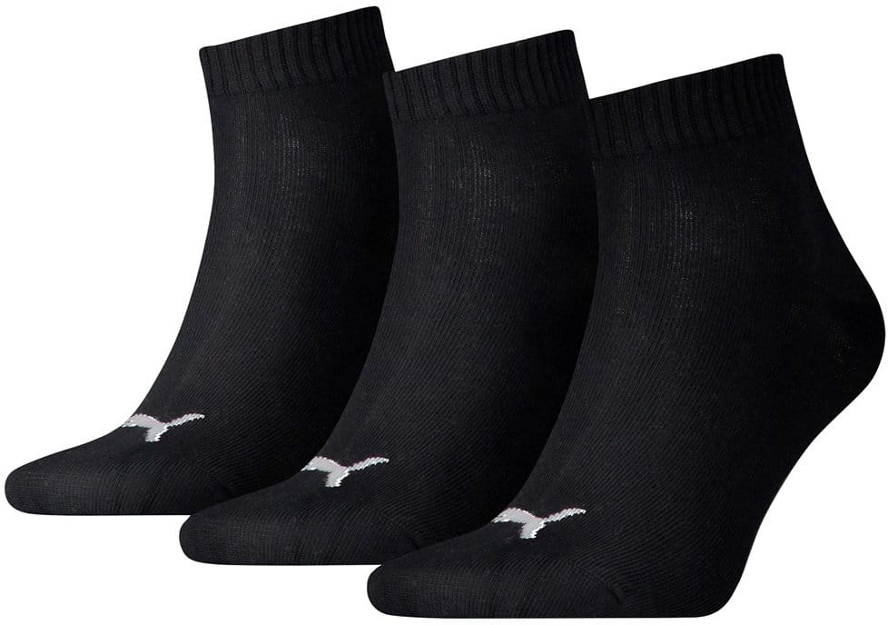 Sportovní ponožky Puma Unisex Quarter Plain 3P