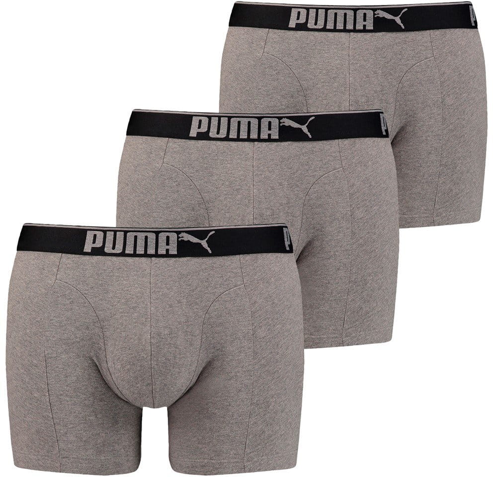 pánske boxerky Puma Lifestyle sueded Cotton Boxer 3P