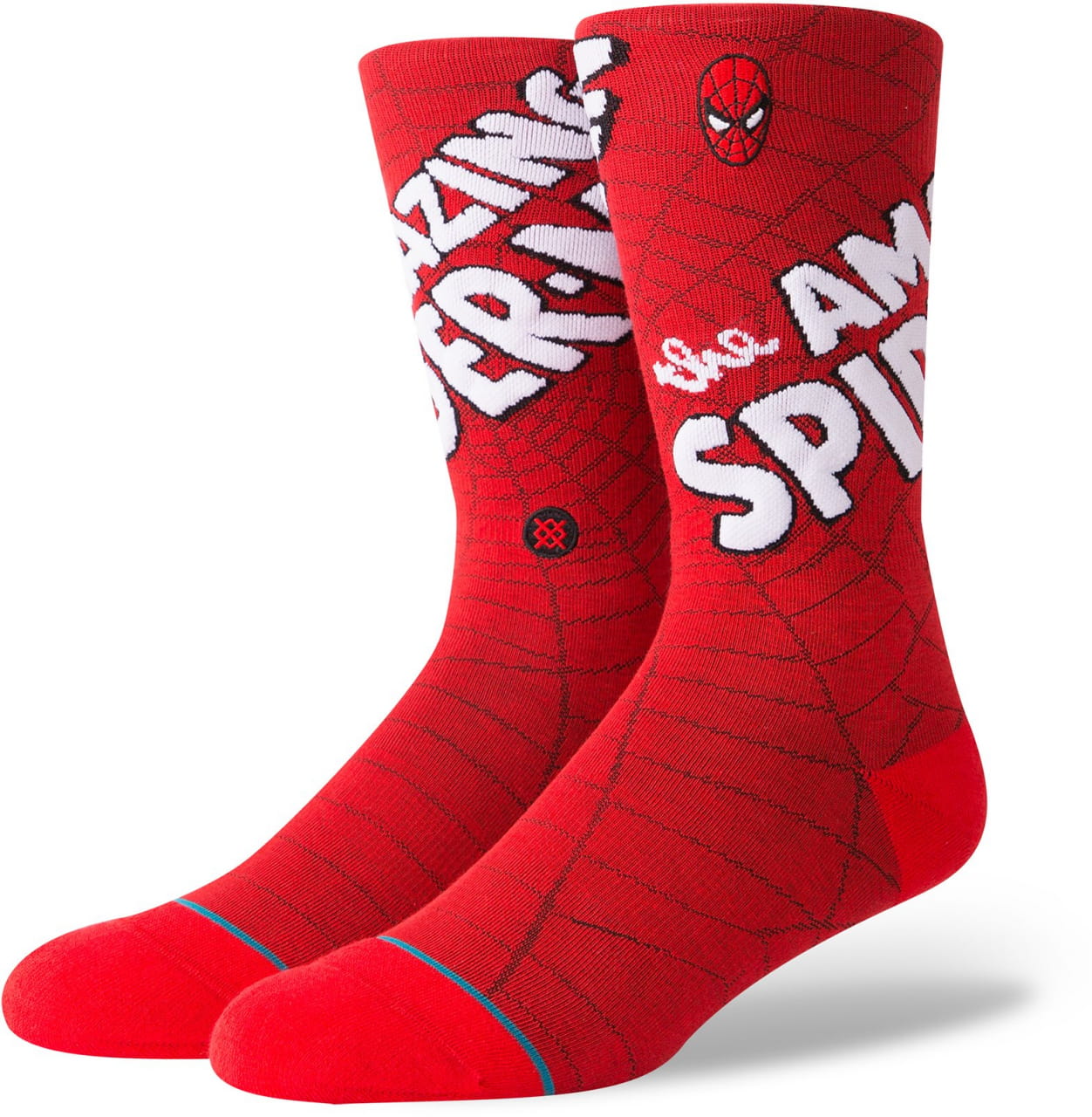 Pánské ponožky Stance Amazing Spiderman Red