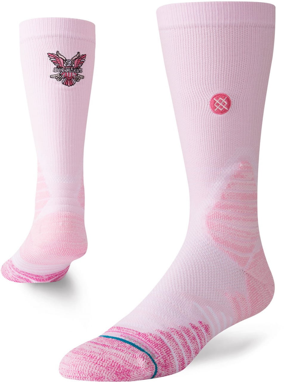 Pánske ponožky Stance Cam'Ron Hoops Pink
