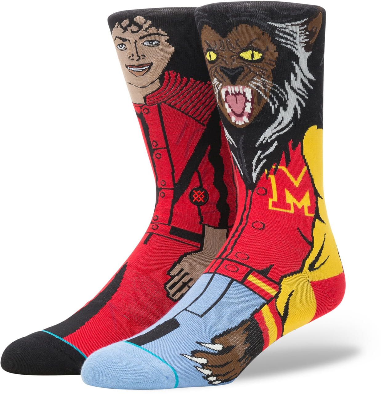 Pánské ponožky Stance Michael Jackson Red