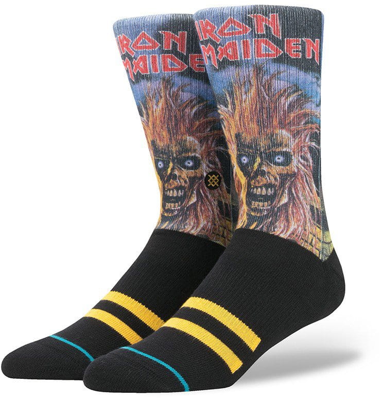 Pánské ponožky Stance Iron Maiden Black