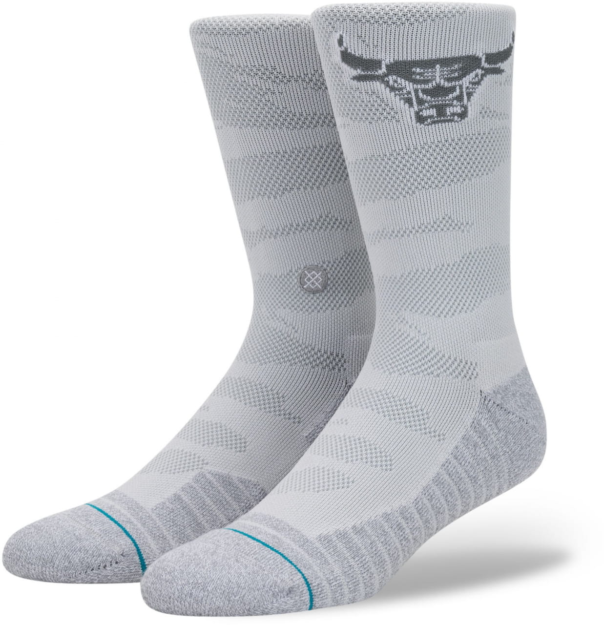 Pánské ponožky Stance Bulls Snow Grey