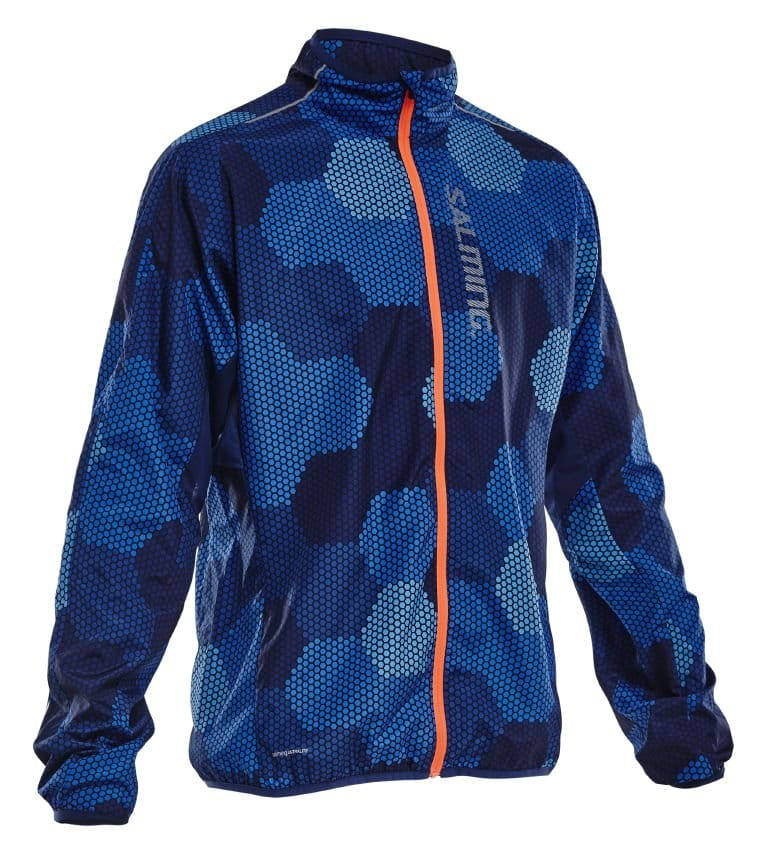 Pánská běžecká bunda Salming Ultralite Jkt Men 2.0 Blue