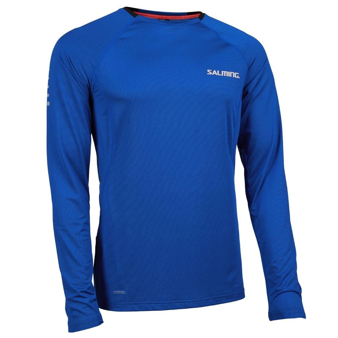 Pánské běžecké tričko Salming Balance LS Tee Men Blue