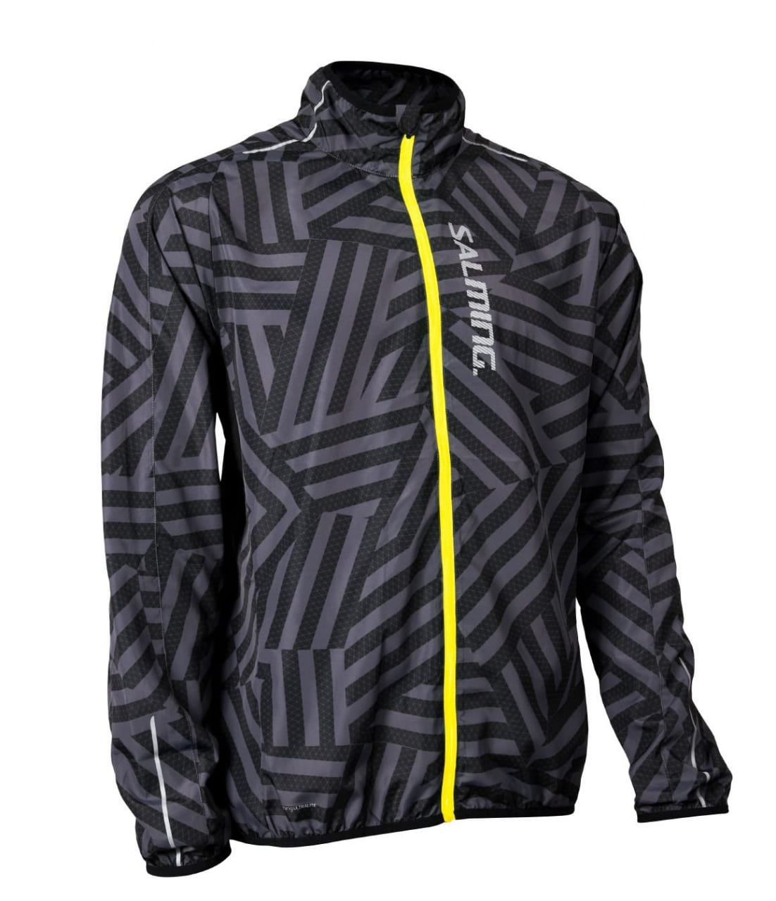 Pánská běžecká bunda Salming Ultralite Jacket 2.0 Men Black/Grey