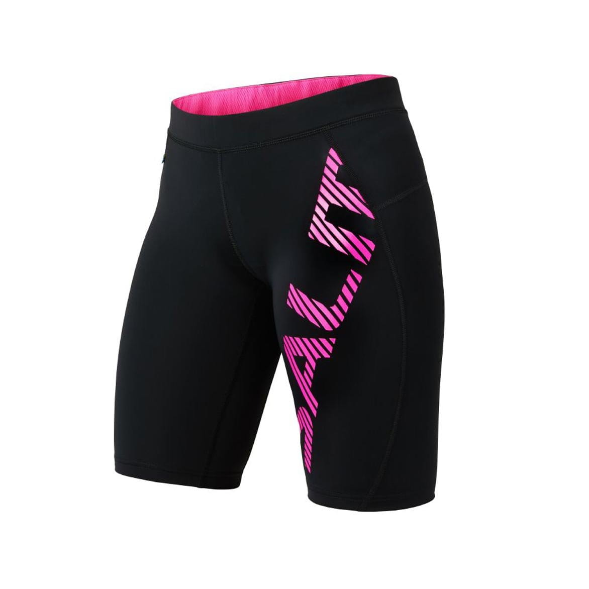 Kalhoty Salming Power Logo Tights Women Black/Pink