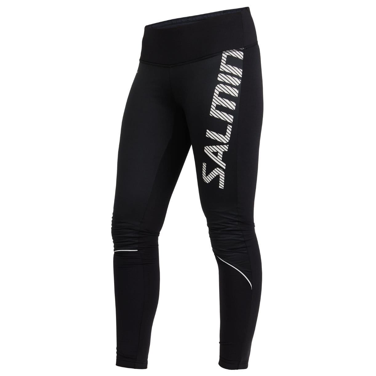 Pantalones cortos de mujer para correr Salming Thermal Wind Tights Women Black