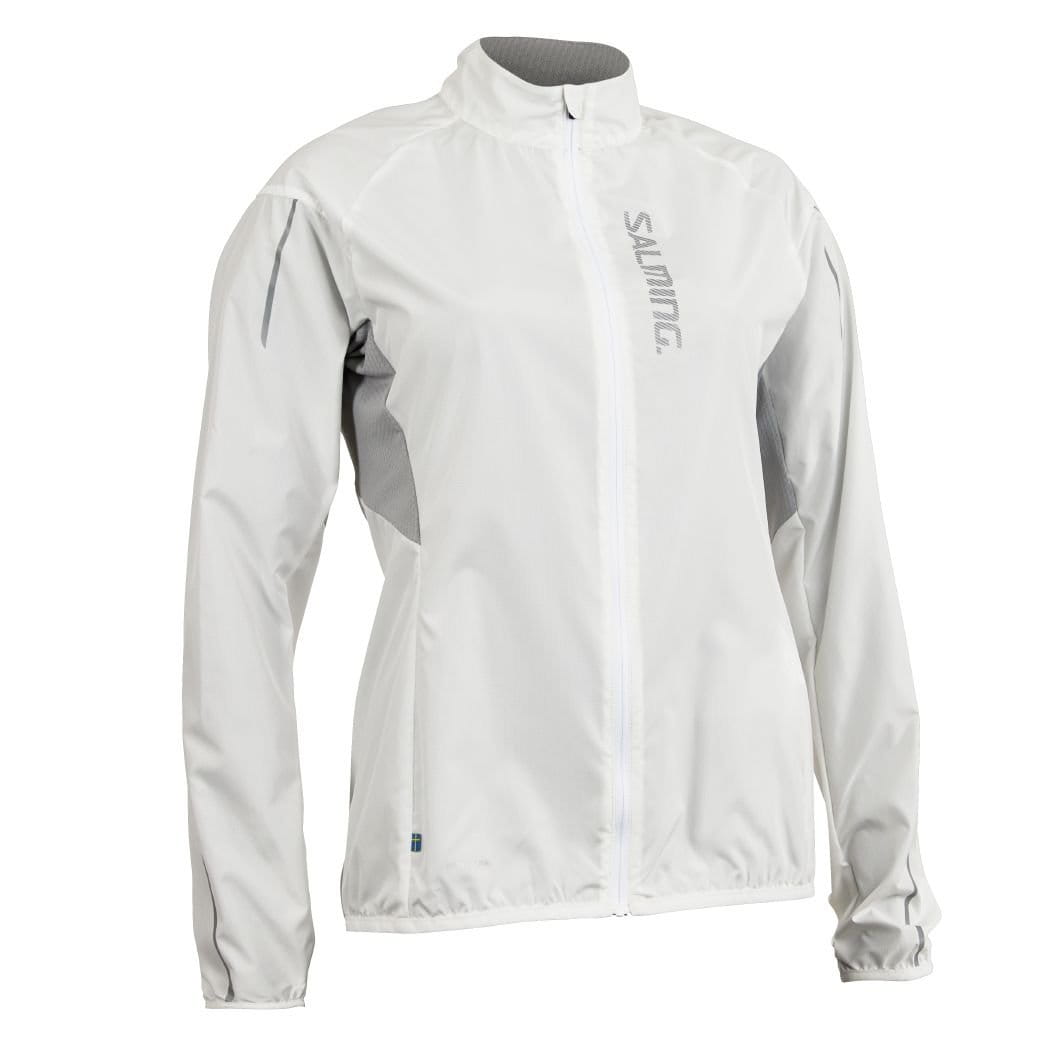 Laufjacke für Frauen Salming Ultralite Jacket 3.0 Women White