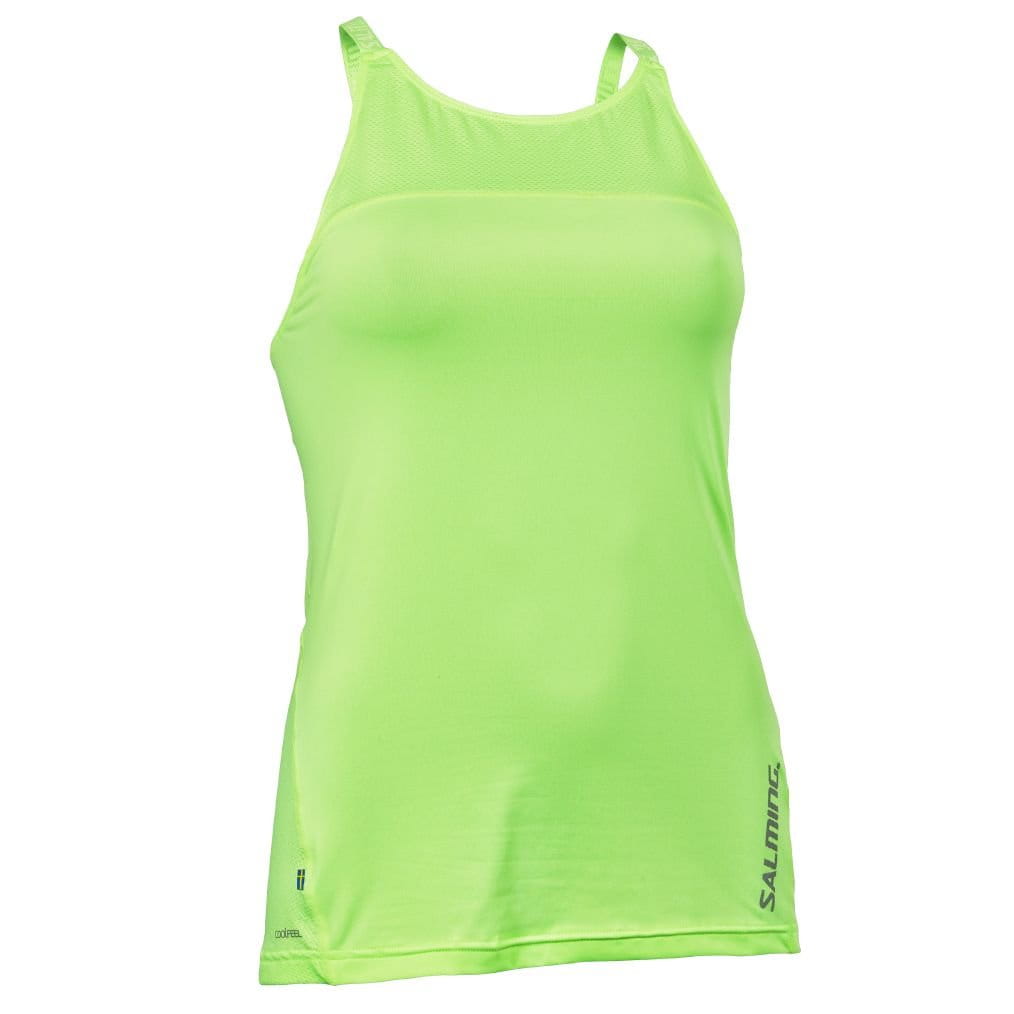 Camiseta de tirantes para mujer Salming X-Back Tanktop Sharp Green