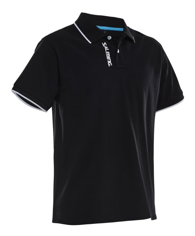 Camisa de partido para hombre Salming Team Polo Men Black