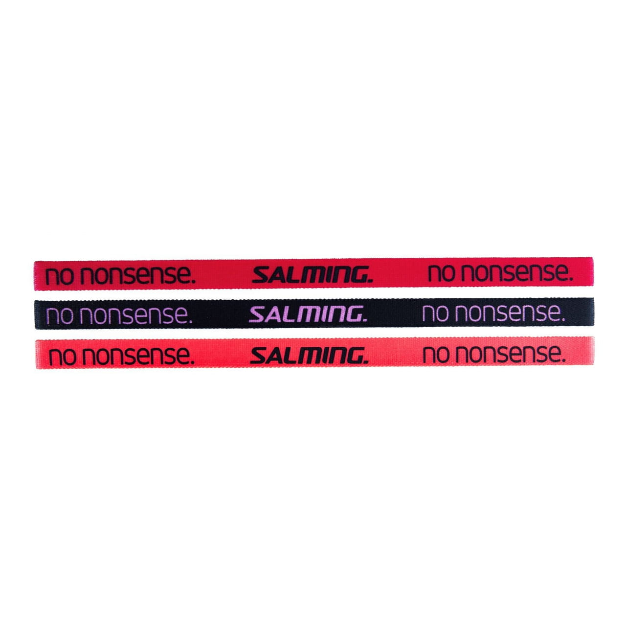 Čepice Salming Hairband 3-pack Coral Mix