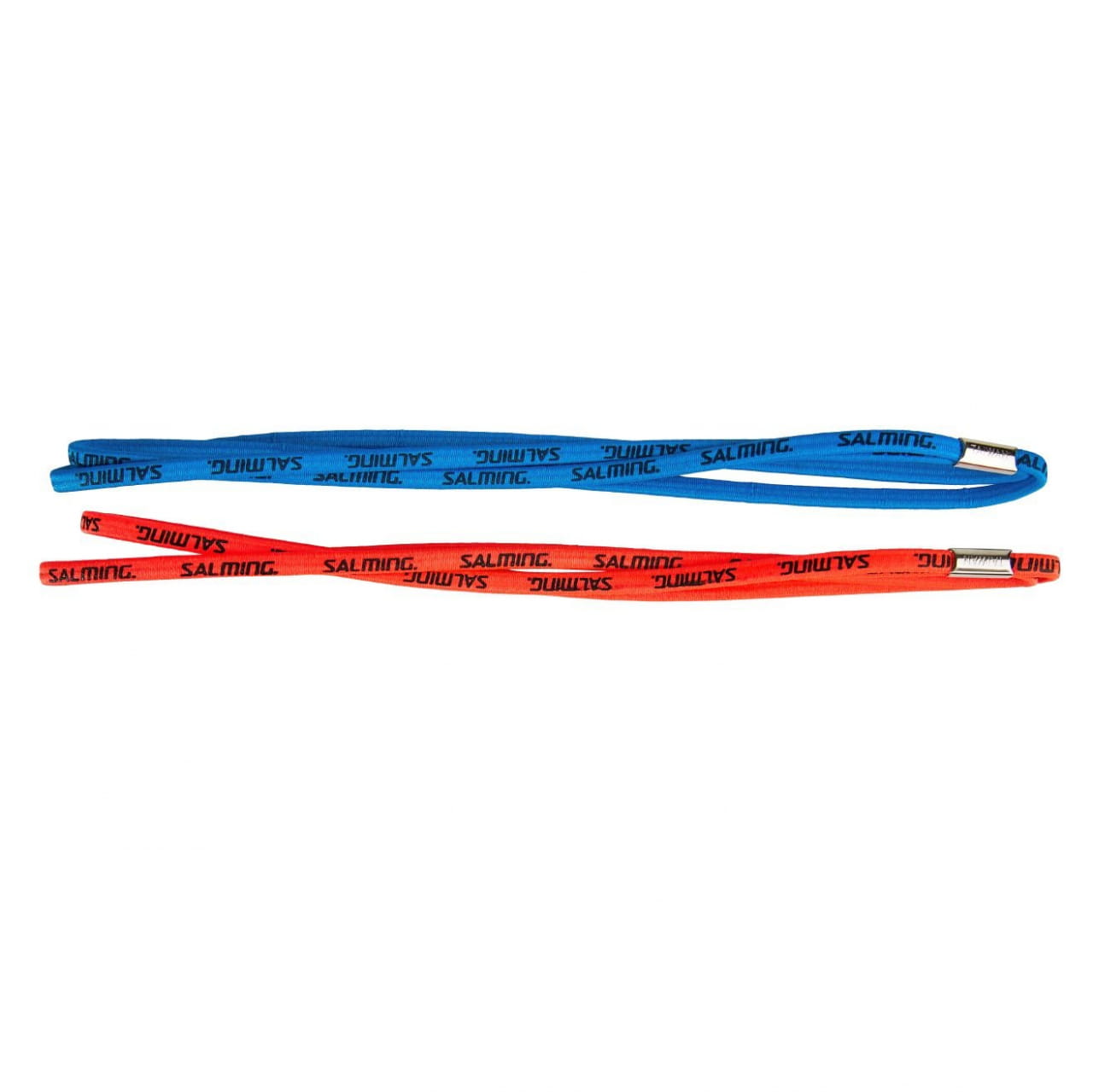 Pásky do vlasů Salming Twin Hairband 2-pack Coral/Blue