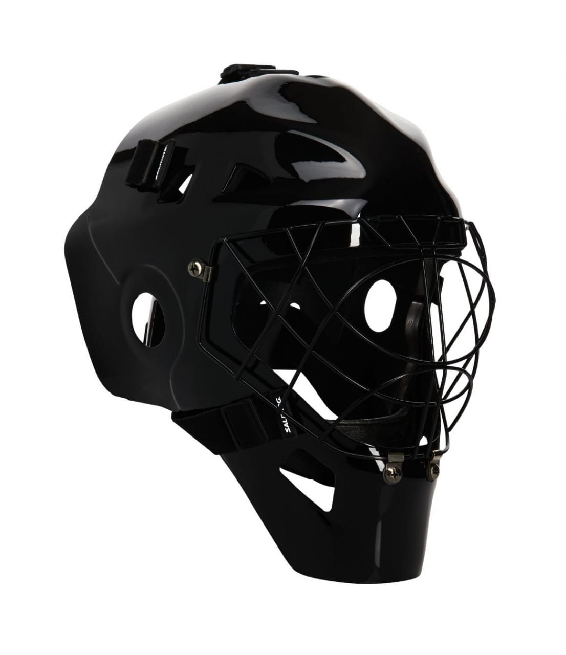 Florbalové vybavenie Salming CarbonX Custom Helmet Black