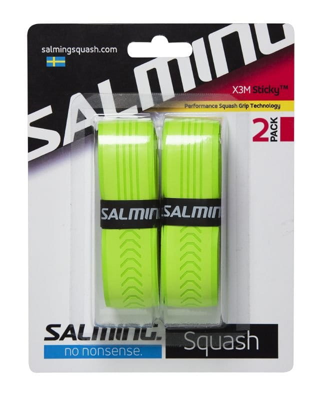 Squashové rakety Salming X3M Sticky Grip Lime Green